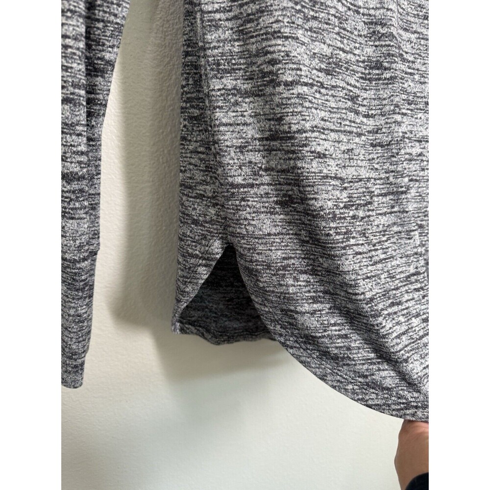 Athleta Luxe Pose Gray Marbled Tunic Top w/Thumb Holes Sz XXS Gym Workout Shirt‎ - Picture 3 of 9
